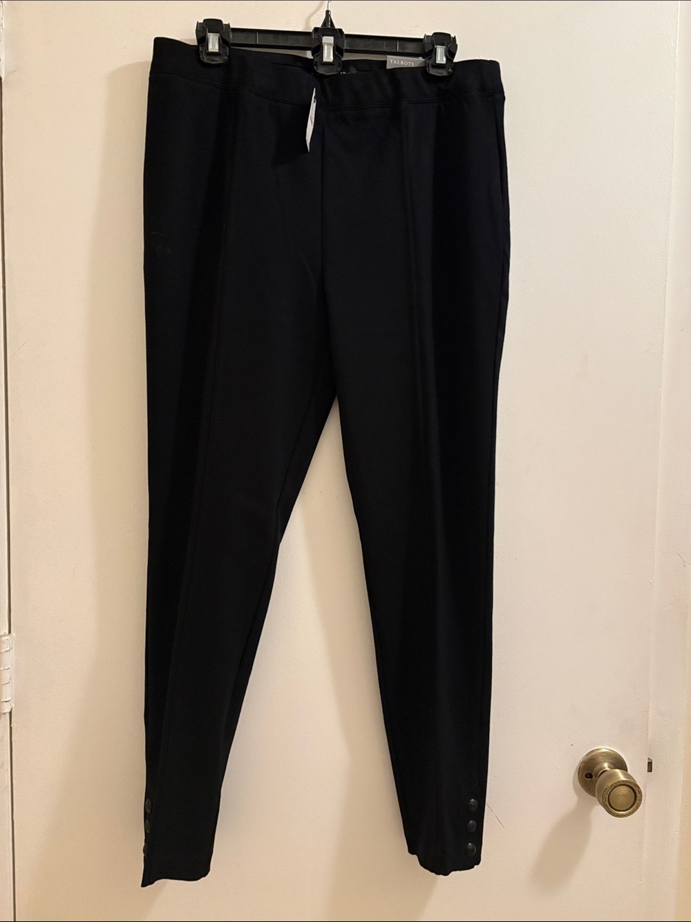 Talbots Women’s NWT Black Skinny Ankle Pull-on Pants